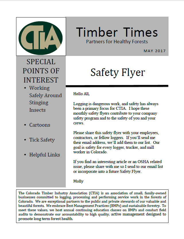 May 2017 Safety Flier