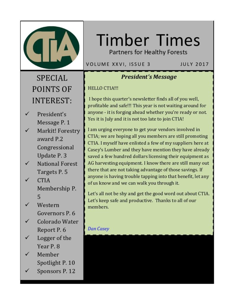 Timber Times July 2017